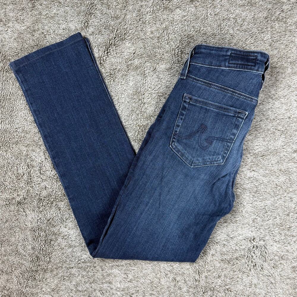 AG Denim High Rise Slim Straight Denim Jeans Women's 24